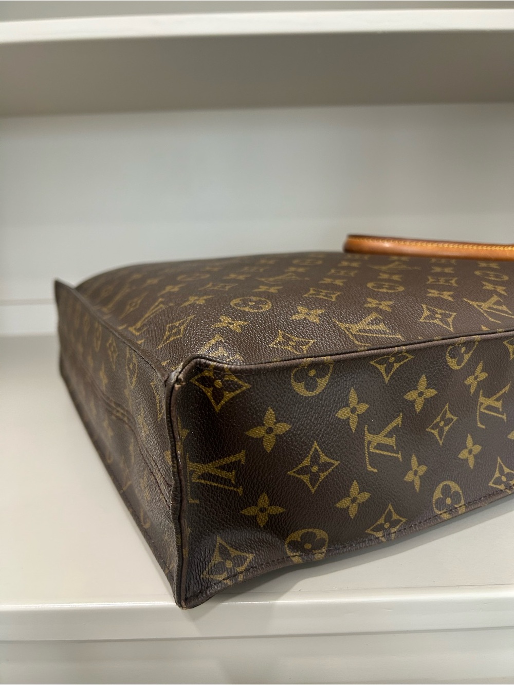 Authentic Vintage Louis Vuitton Monogram Sac Plat GM Tote Bag Handbag - Picture 10 of 17